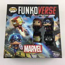 Funko Pop FUNKOVERSE STRATEGY GAME 4 PACK Marvel Avengers 100 NEW NEAR MINT picture