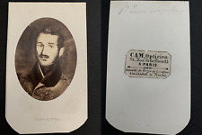 Prince Louis-Napoleon Vintage CDV Albumen Print.Napoleon Eugène Louis Jean  picture