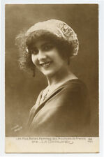 1920s French Deco PROVINCIAL BEAUTY Pretty Woman La Catalane photo postcard picture