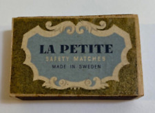 Vintage Matchbox, La Petite Safety Matches, Made in Sweden, Wooden Box, Tiny picture