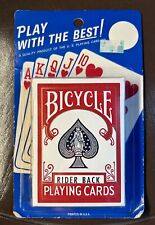 Original Packaging, Vintage Bicycle Rider Pack Poker Playing Cards USA picture