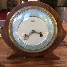Vintage Smith’s Enfield Chiming Mantle Clock Working Order With Key picture
