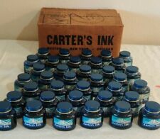 Carter's Ink #969 Washable Blue Ink 36 Bottles With Box 3 Dozen Carters ink T6 T picture