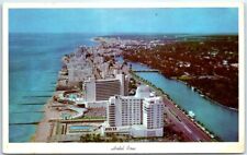 Postcard - A view of famous Hotel Row - Miami Beach, Florida picture
