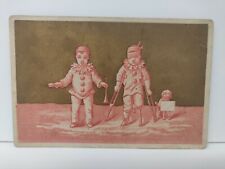 C W Shoemaker Victorian Trade Card Dry Goods And Groceries Bridgetown NJ 1878 picture