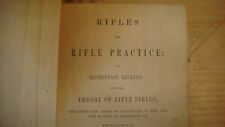 Rifles And Rifle Practice: By C.M.Wicox  1859 Original picture