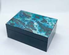 Chrysocolla box for jewelry high quality gemstone box crystal mineral jewelry st picture