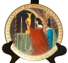 THE FIRST COMMANDMENT Plate Thou Shalt Not Have Strange Gods Danbury Religious picture