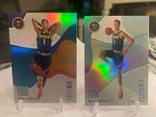 (2) 2018-19 Panini Status Michael Porter Jr. RC Rookie Lot #136 and #186 picture