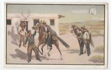 c1910 Walk-Over Shoes Western Series - Pony Express Signed F. V. Smith picture