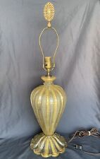 Murano Barovier & Toso Cordonato Oro Lamp With ORIGINAL LABEL picture