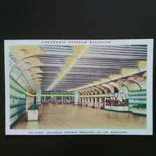 MISSISSIPPI RIVER BOAT * EXCURSION STEAMER PRESIDENT * RAINBOW BALLROOM UNPOSTED picture