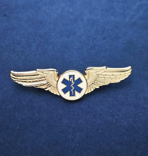 MEDICAL FLIGHT WING PIN, Item #1405: 10K Gold plated finish picture