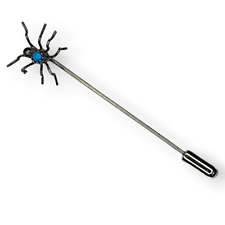 Native American Navajo Vintage Sterling Silver Turquoise Spider Stick Pin picture