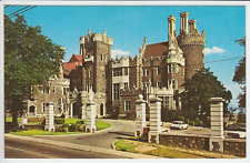 Casa Loma Canada Ontario Toronto Vintage Plastichrome Unposted Postcard picture