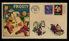 1950 Frosty the Snowman Featured on Collector's Xmas Envelope *XS106 picture