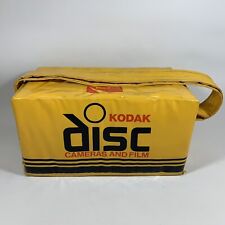 VTG Kodak Disc Cameras & Film Promo Yellow Insulated Film Bag Photographer Bag picture