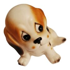 Bassett Hound Beagle Dog Figurine Brown and White 2