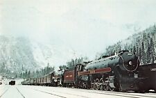CP 5920 Train Railroad Selkirk Locomotive Canadian Rockies Winter Postcard D44 picture