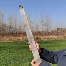 5.62lb Natural Clear Quartz Obelisk Cystal Energy Point Wand Tower Reiki Healing picture