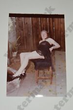  busty curvy mature woman in nightgown heels  Vintage  Photograph at picture