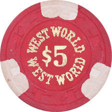 West World Casino Henderson Nevada $5 Chip 1979 picture