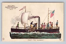 New York-Hudson Fulton Celebration, The Clermont Float, Vintage Postcard picture