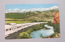 Vintage Postcard CALIFORNIA ZEPHYR Train VISTA-DOME Cars Burlington Rio Grande picture