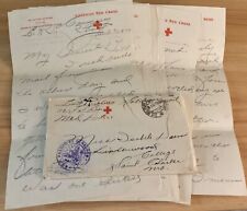 WWI AEF Letter 110 Med. Det. 110 FSB, sent vase made out of shell, under orders picture