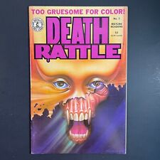 Death Rattle 7 SIGNED Denis Kitchen 1986 Kitchen Sink Press Horror MATURE comic picture
