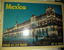 1970s Vintage MEXICO CITY Souvenir Photo Book CITY OF PALACES Ciudad De Palacios picture