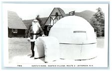 c1950's Santa's Home Village Jefferson New Hampshire NH RPPC Photo Postcard picture