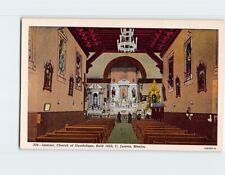 Postcard Interior Church of Guadalupe Ciudad Juarez Mexico picture