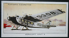 TUPELOV ANT-9  DERULUFT  Airliner  Vintage 1936 Illustrated Card   CD22MS picture