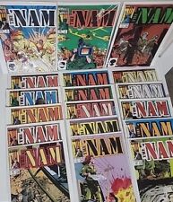 The Nam Comic Lot Of 26 Issues 2,4-6, 8-22, 25, 26. 29-31, 33, 34 Marvel VF-NM picture