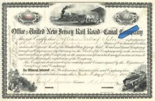 William Waldorf Astor issued to United New Jersey Rail Road & Canal Co. - Stock  picture