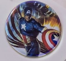 1.25 Inch Captain America DC Comics Superhero Cartoon Pin Badge Button picture