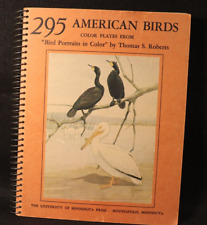 VTG 295 AMERICAN BIRDS 92 COLOR PLATES BY THOMAS S. ROBERTS U OF M PRESS 1937 picture