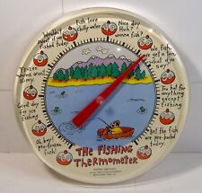 Vintage Hallmark Shoebox Greetings The Fishing Thermometer Wall Thermometer picture