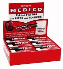 5 Boxes Genuine Medico Tobacco Pipe & Cigar Holder Filter NEW 2 1/4