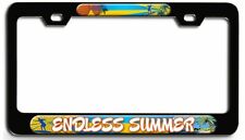 ENDLESS SUMMER Surfing Bl Steel License Plate Frame Design picture
