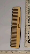 Vintage Vanity Hair Comb Dupont Celluloid Two-Tone Cream And Black picture