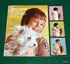 VINTAGE 1962 - 63 GIRL SCOUT - BROWNIE EQUIPMENT CATALOG -15 PAGES picture