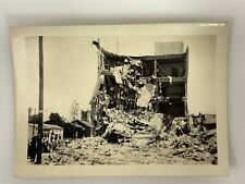 (AmA) FOUND Photograph Collapsed Building Santa Barbara California Earthquake picture
