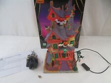 Lemax Spooky Town Collection Nightmare On Oak Street Lighted Halloween Building picture