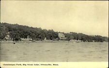 Chautauqua Park ~ Big Stone Lake ~ Ortonville Minnesota MN ~ c1910 postcard picture