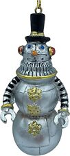 Retro Robot Snowman Christmas Tree Ornament for Kids picture