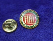 Vintage Fiat Pin Hat Lapel Emblem Accessory Badge Logo Grille Crest picture