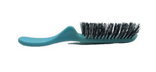 VTG Turquoise Avon Hairbrush Styling Blue Flair with Black & Clear Bristles picture