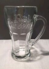 Vintage Libbey Coca-Cola Clear Glass Mug With Handle picture